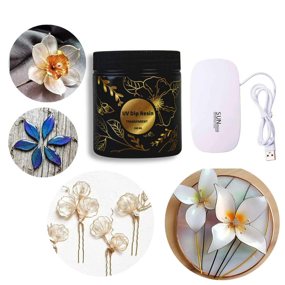 UV DIP Resin Glue Set 50/100ml – Flower Preservation Resin Bewertung und Preis