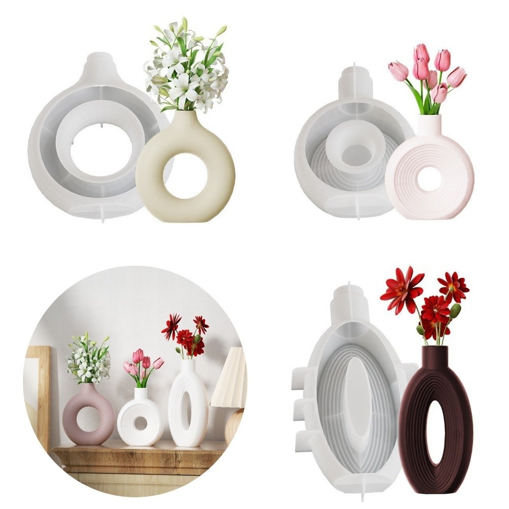 Oval Stripe Silicone Vase Mold – Resin Craft Workshop Bewertung und Preis
