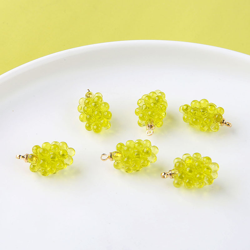 6pcs Cute Little Grapes Resin  – Resin Craft Projects Bewertung und Preis
