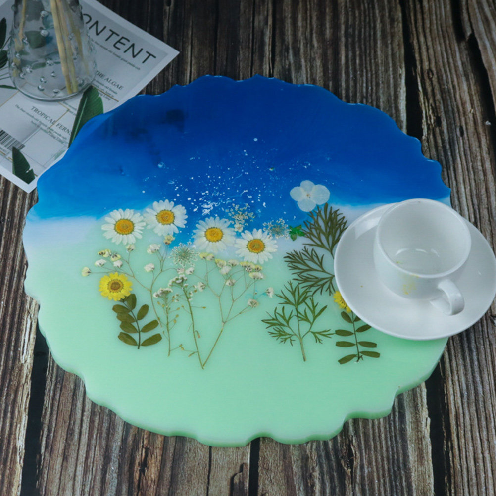 2Pcs Crystal Resin Silicone Tr – Serving Tray Mold Bewertung und Preis