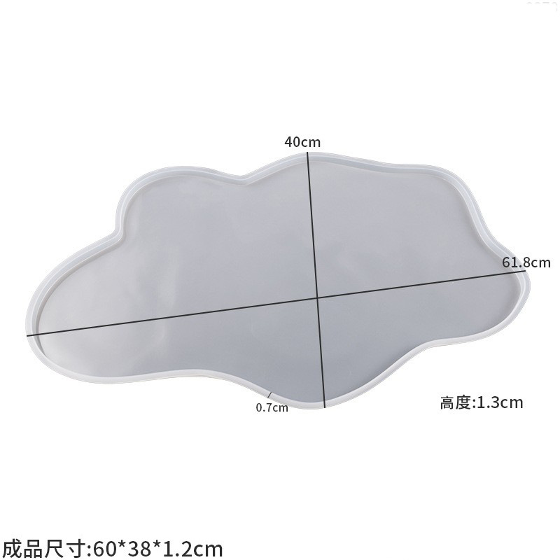 Large 61cm Irregular tray epox – Resin Ocean Wave Mold Bewertung und Preis