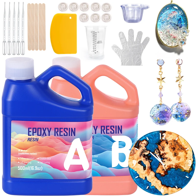 Easy Mixing Epoxy Resin Kit Cr – Resin Jewelry Kit Bewertung und Preis