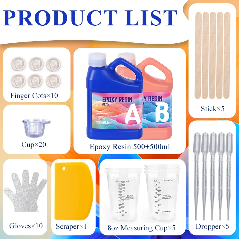 Easy Mixing Epoxy Resin Kit Cr – Resin Jewelry Kit Bewertung und Preis