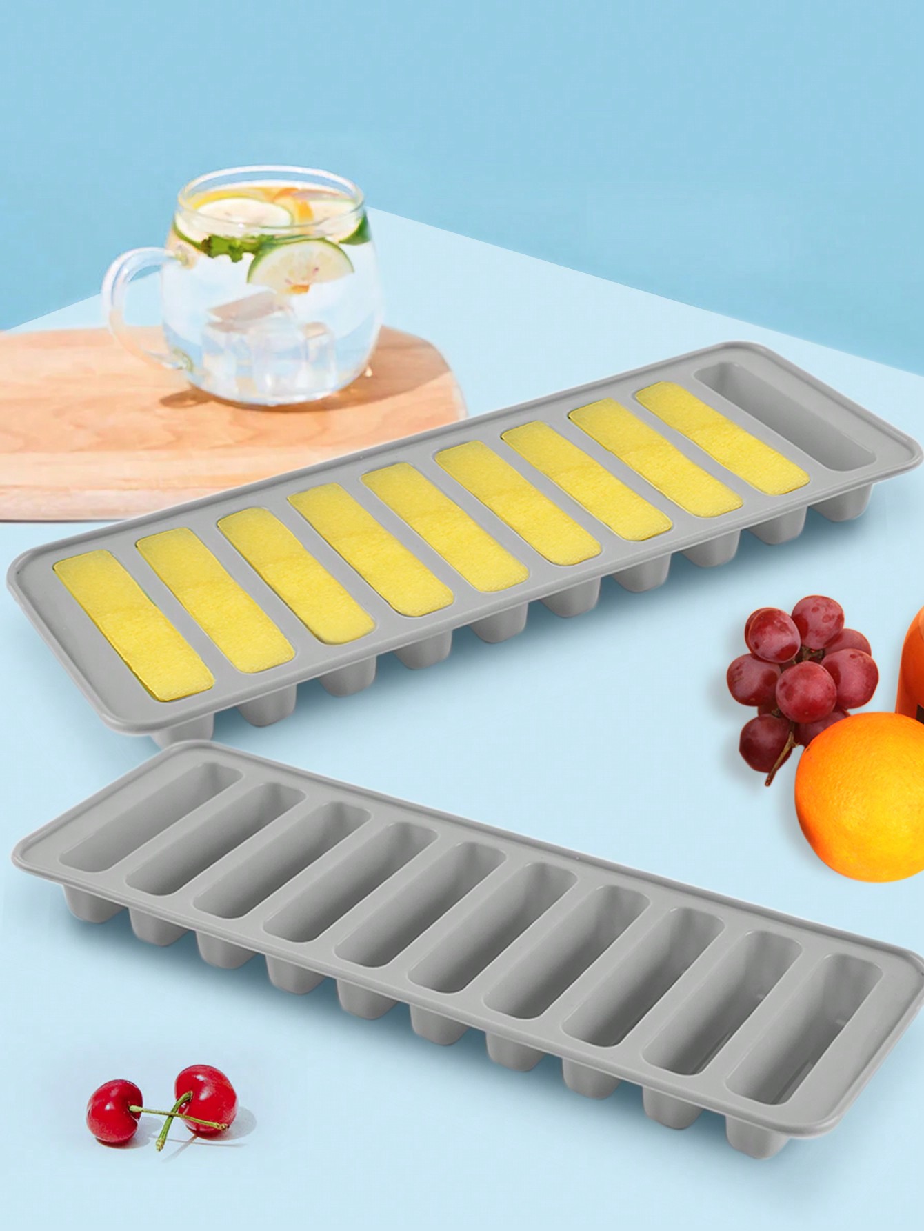 1pc Multi-grid Ice Cube Mold,  – Silicone Mold Tray Bewertung und Preis