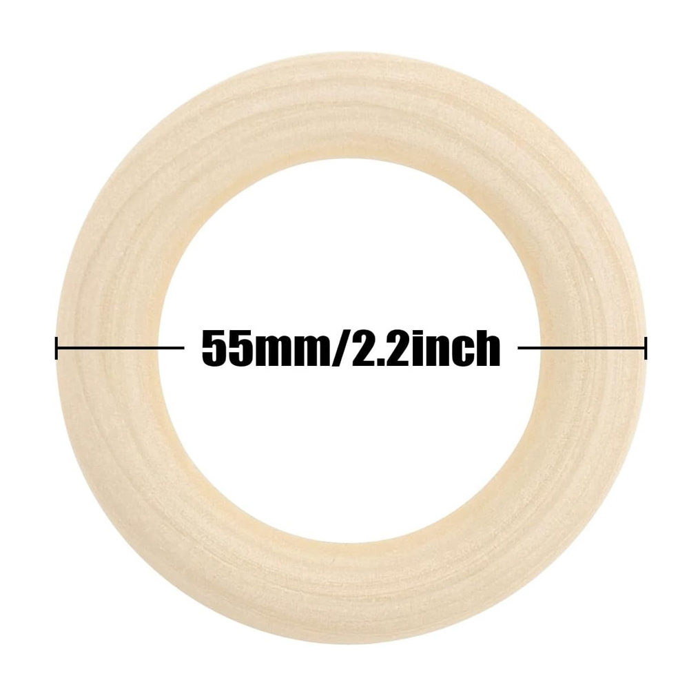 20PCS Wooden Rings for Craft 5 – Wood Ring Blank Bewertung und Preis