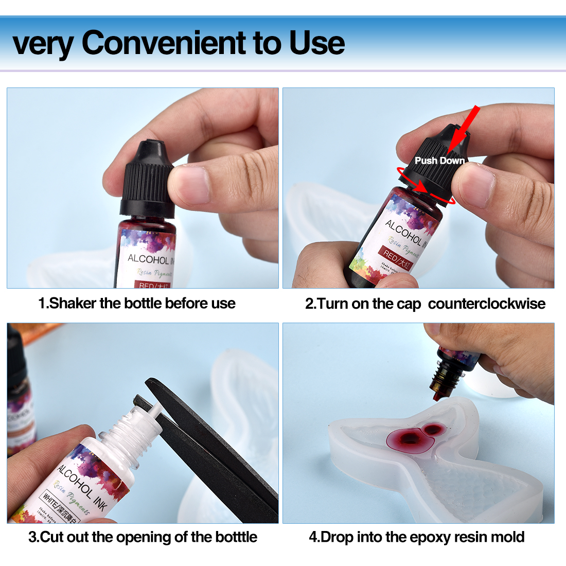 10ML Art Ink Alcohol Resin Pig – Resin Dye Alcohol Bewertung und Preis