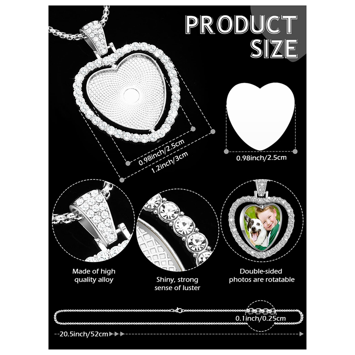 24Pcs Sublimation Rhinestone T – Bezels Set Pendant Bewertung und Preis