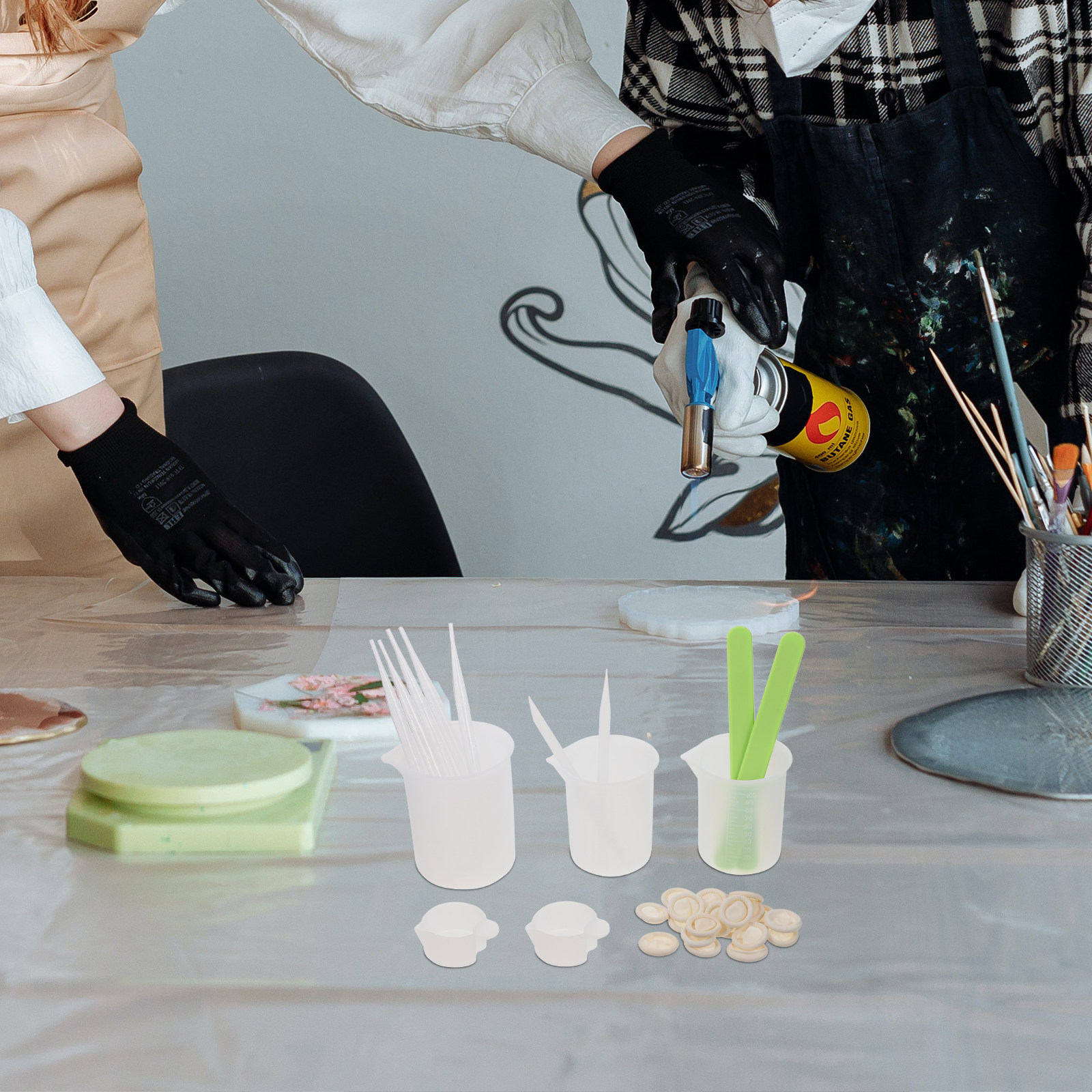 1Set Premium Reusable Silicone – Mixing Cup Silicone Bewertung und Preis