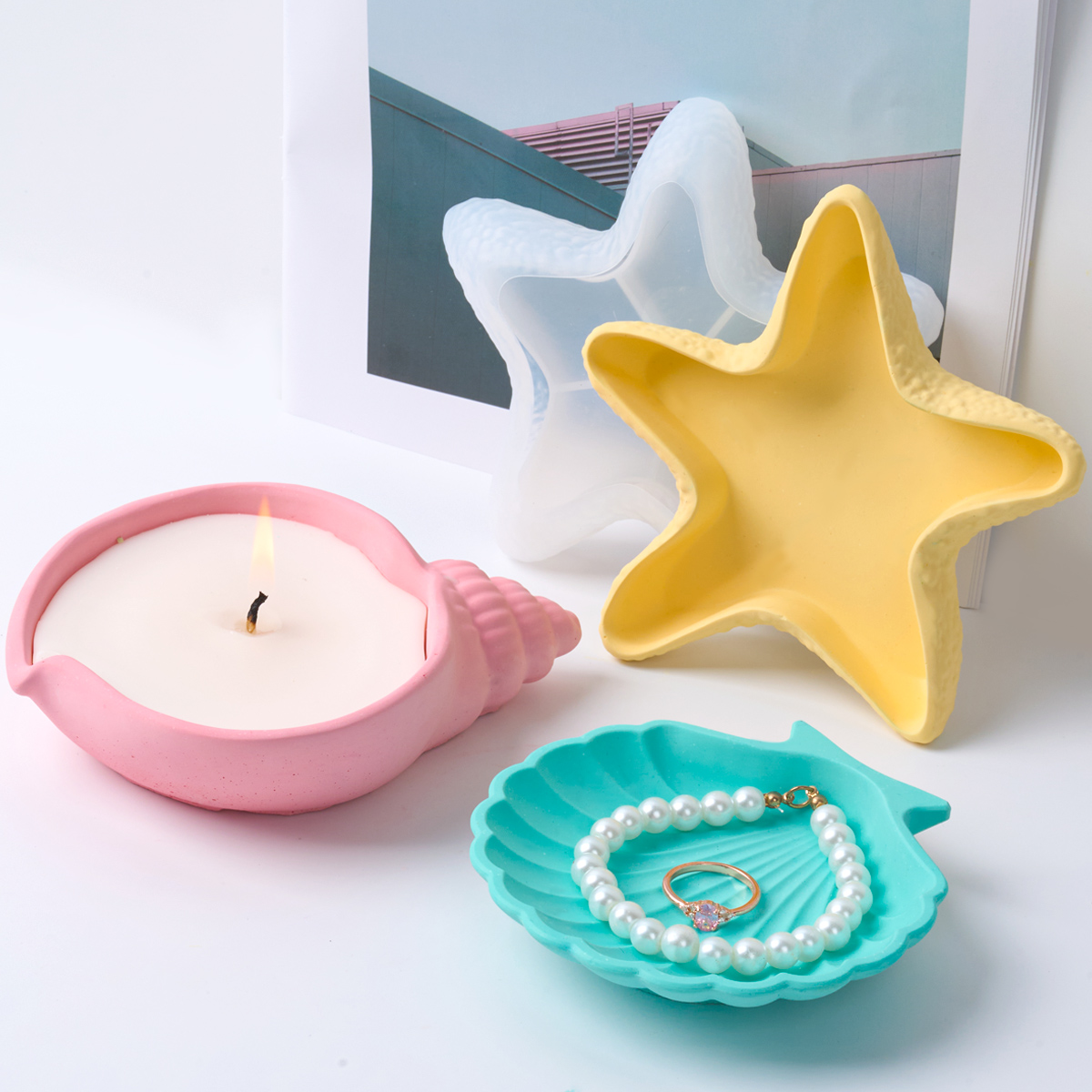 DIY Concrete Starfish Starage  – Serving Tray Mold Bewertung und Preis