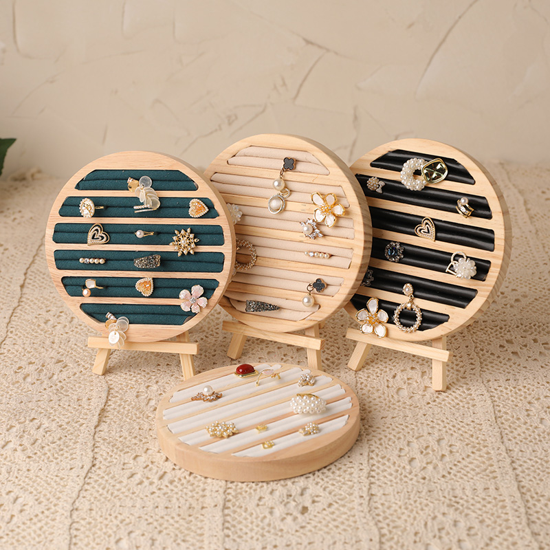 Wood Round Shape Jewelry Tray  – Wood Ring Blank Bewertung und Preis