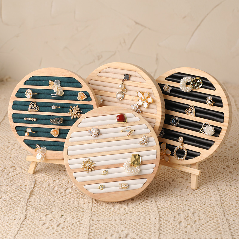 Wood Round Shape Jewelry Tray  – Wood Ring Blank Bewertung und Preis