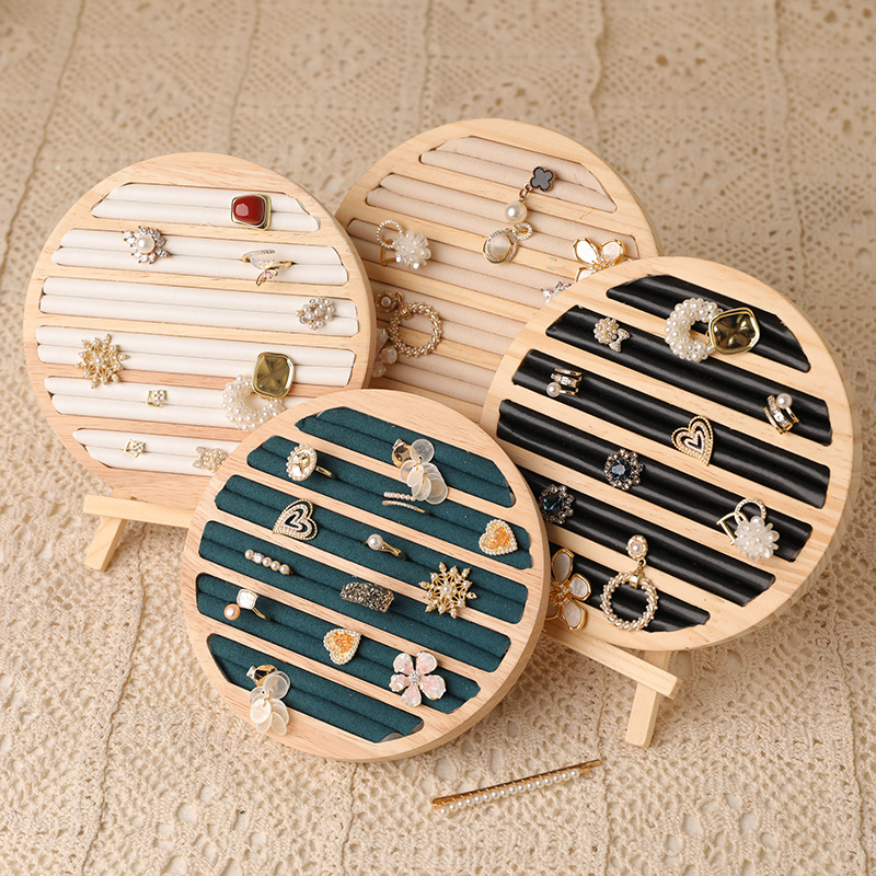 Wood Round Shape Jewelry Tray  – Wood Ring Blank Bewertung und Preis