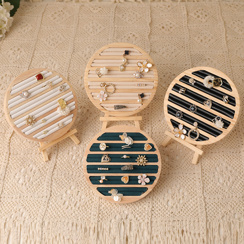 Wood Round Shape Jewelry Tray  – Wood Ring Blank Bewertung und Preis