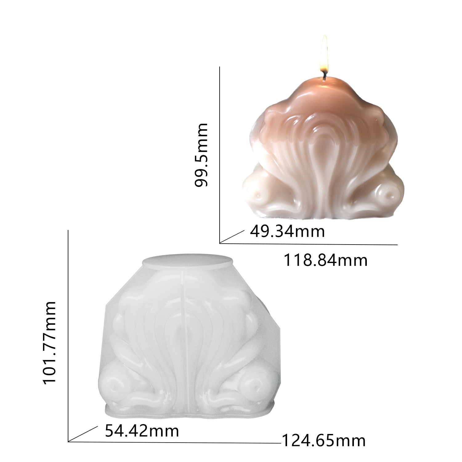 Ocean Shell Candle Silicone Mo – Resin Ocean Wave Mold Bewertung und Preis