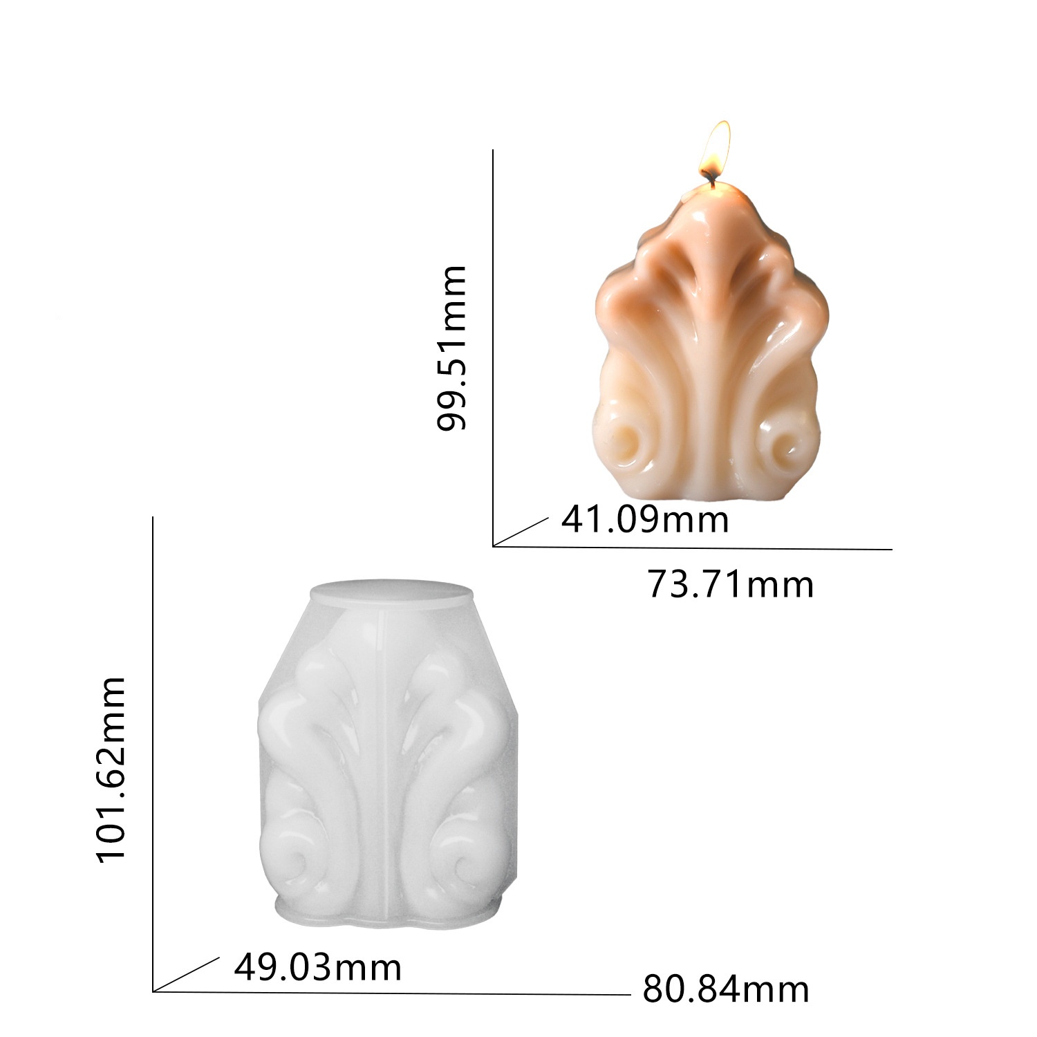 Ocean Shell Candle Silicone Mo – Resin Ocean Wave Mold Bewertung und Preis