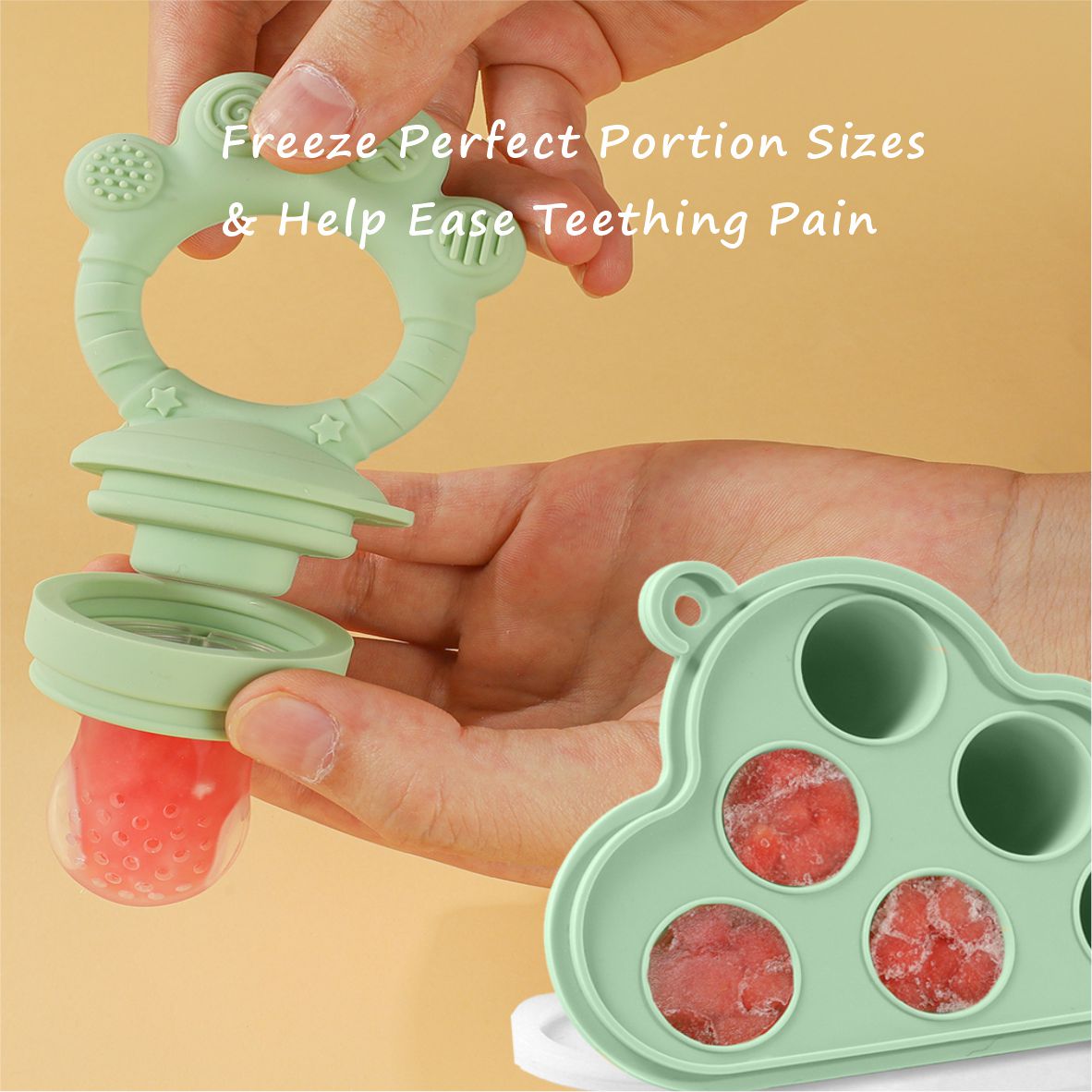 Baby Fruit Food Feeder & Freez – Silicone Mold Tray Bewertung und Preis