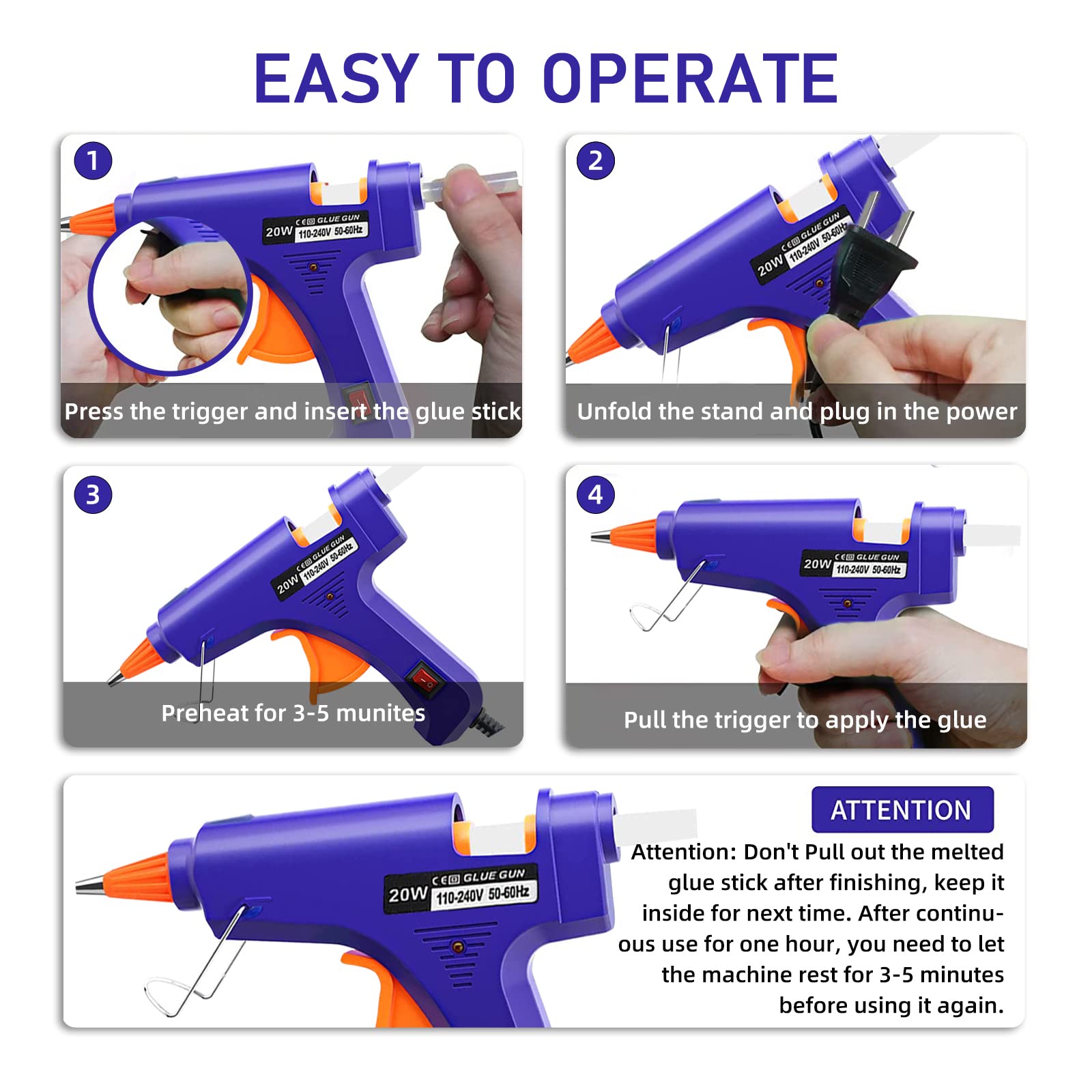 20W Hot Melt Glue Gun Househol – Heat Gun Small Bewertung und Preis
