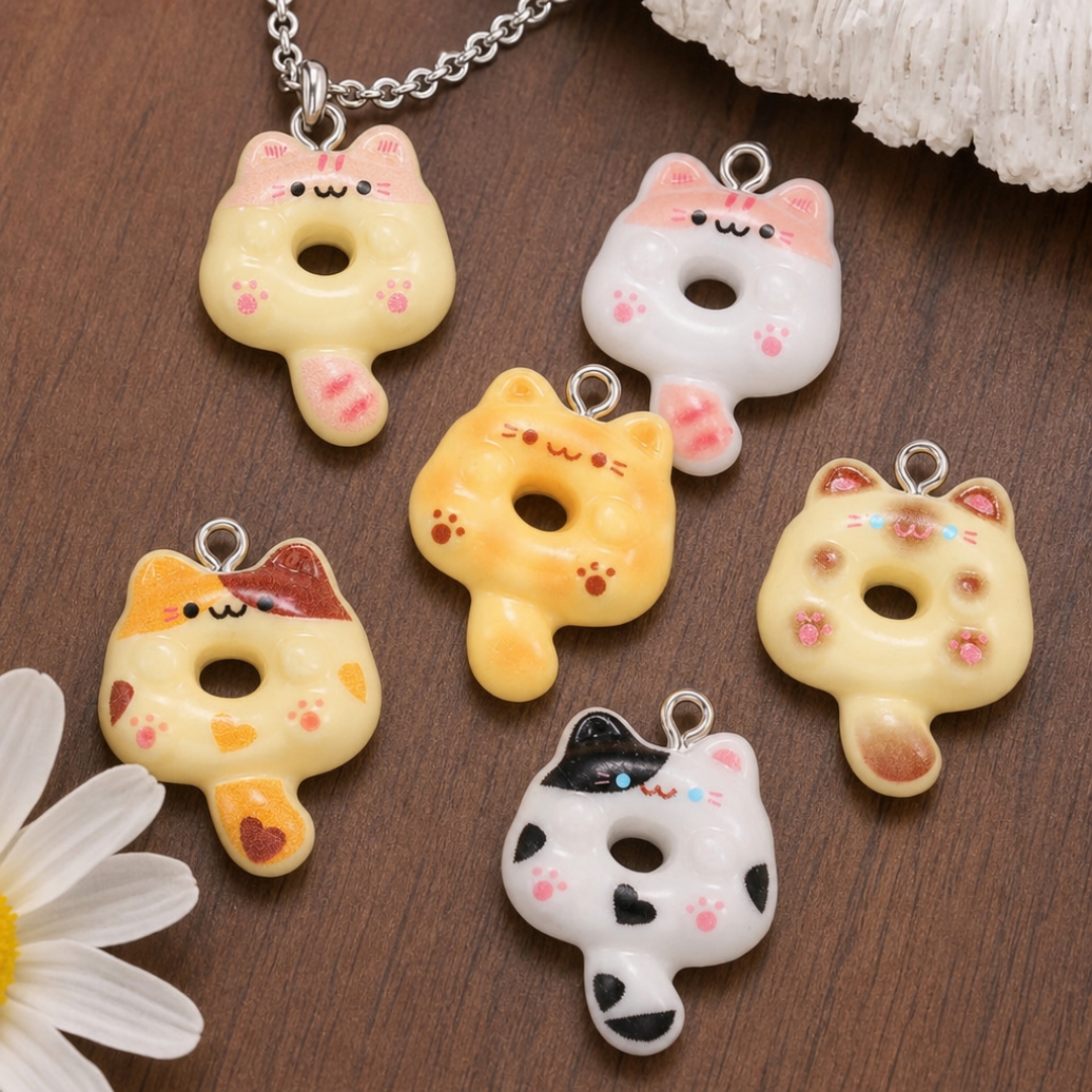 10Pcs Kawaii Cartoon Cat Resin – Resin Craft Projects Bewertung und Preis