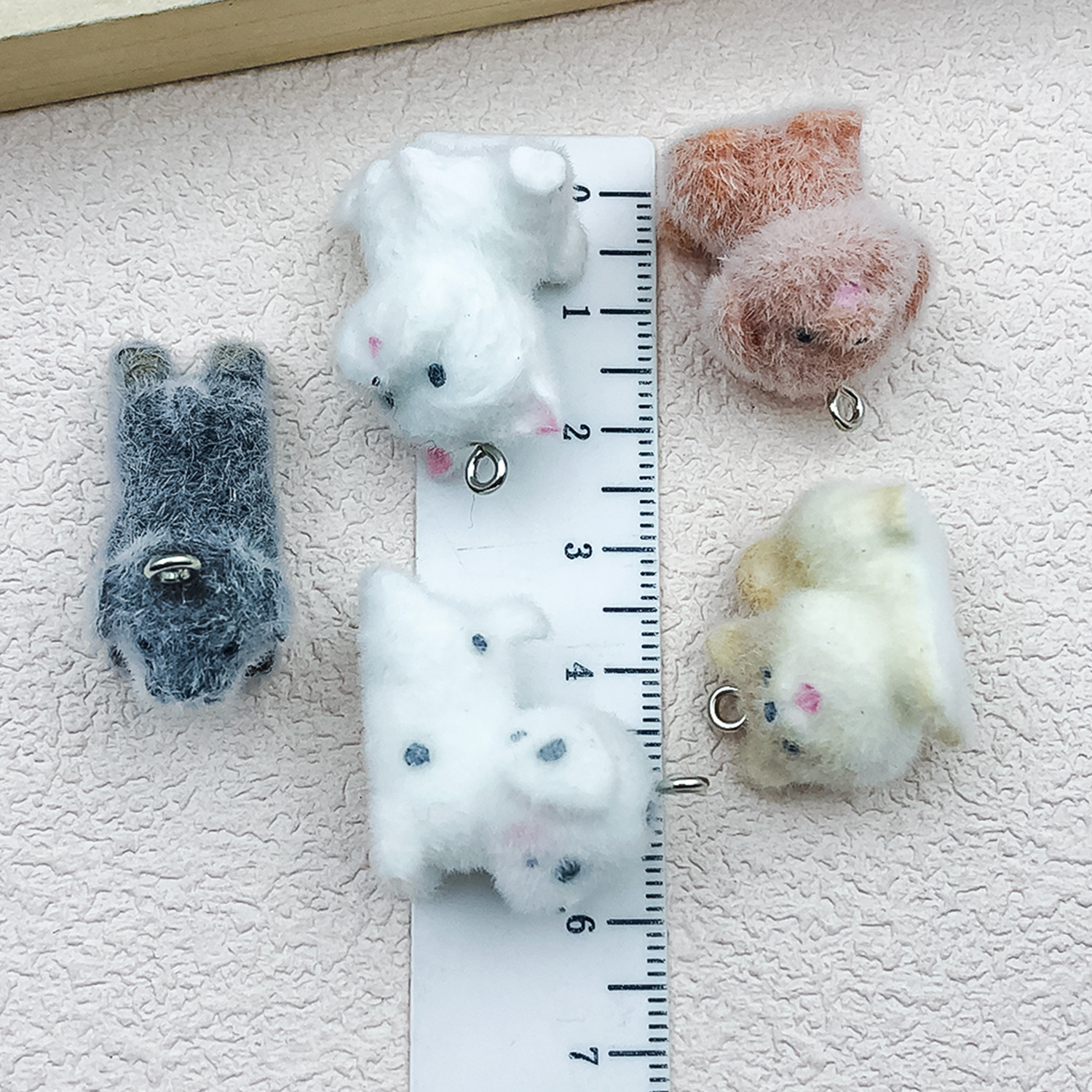 5pcs&1pc Flocked Resin Animal  – Resin Craft Material Bewertung und Preis