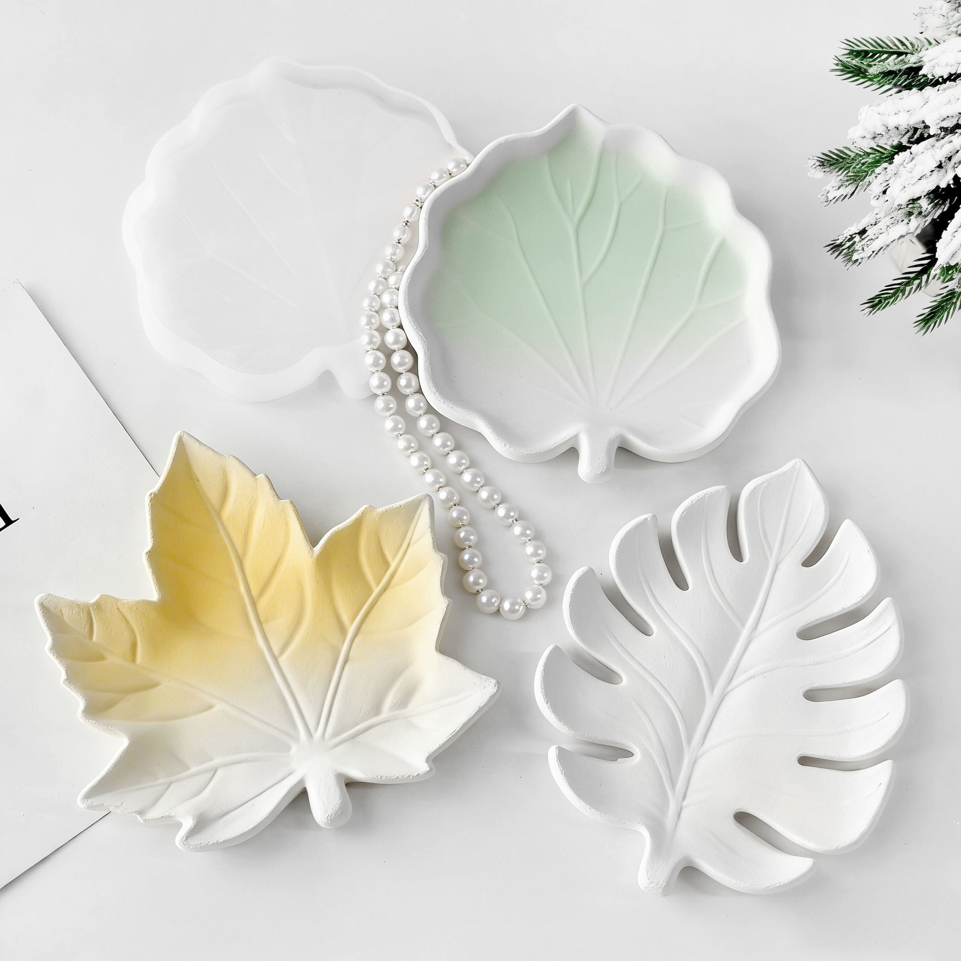 DIY Gypsum Form Leaf Coaster S – Serving Tray Mold Bewertung und Preis