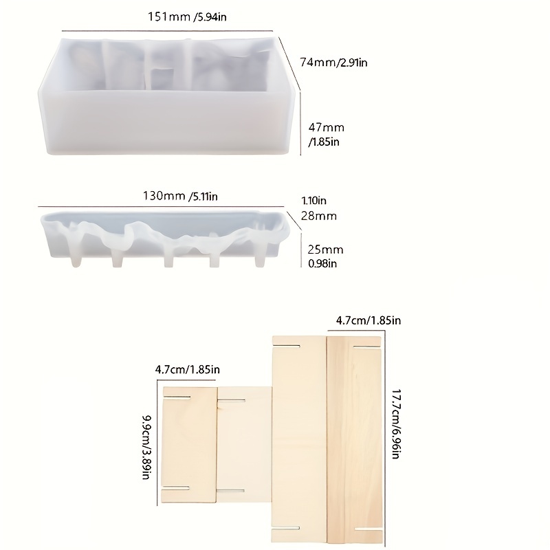 1Set of Ocean Wave Resin Molds – Resin Ocean Wave Mold Bewertung und Preis