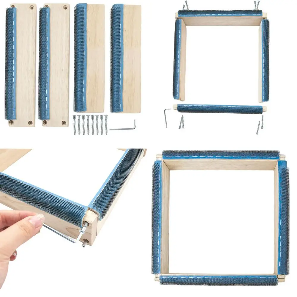 Punch Needle Frame Square Embr – Wood Ring Blank Bewertung und Preis