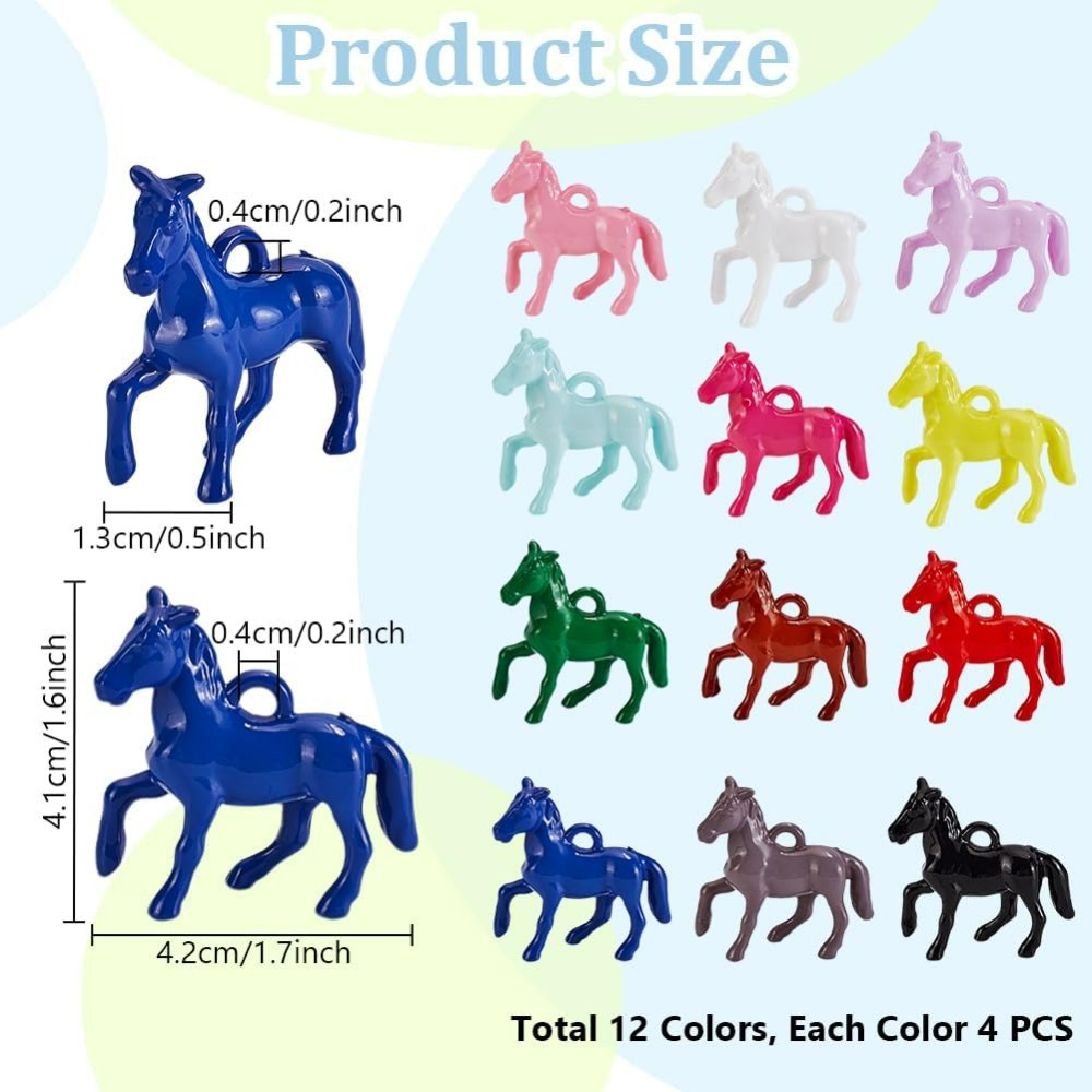 48pcs Opaque Acrylic Pendants  – Resin Crafts Bewertung und Preis