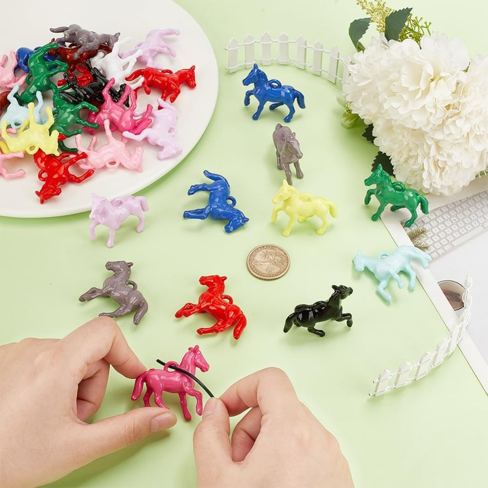 48pcs Opaque Acrylic Pendants  – Resin Crafts Bewertung und Preis