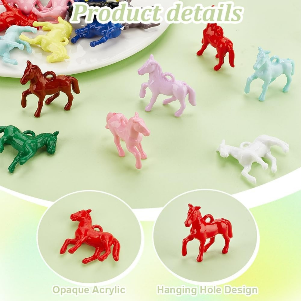 48pcs Opaque Acrylic Pendants  – Resin Crafts Bewertung und Preis