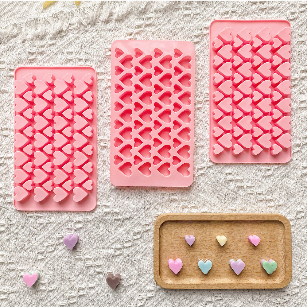 56 cavity size heart-shaped ch – Silicone Mold Tray Bewertung und Preis