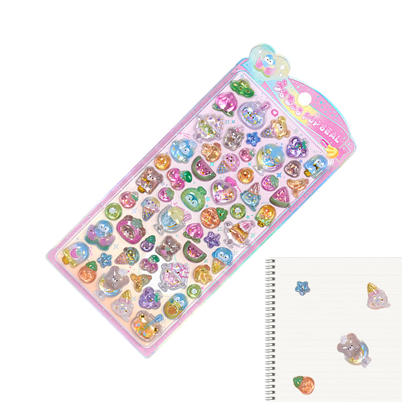 Cute Animal Sticker Pack 3D Sp – Resin Glitter Pack Bewertung und Preis
