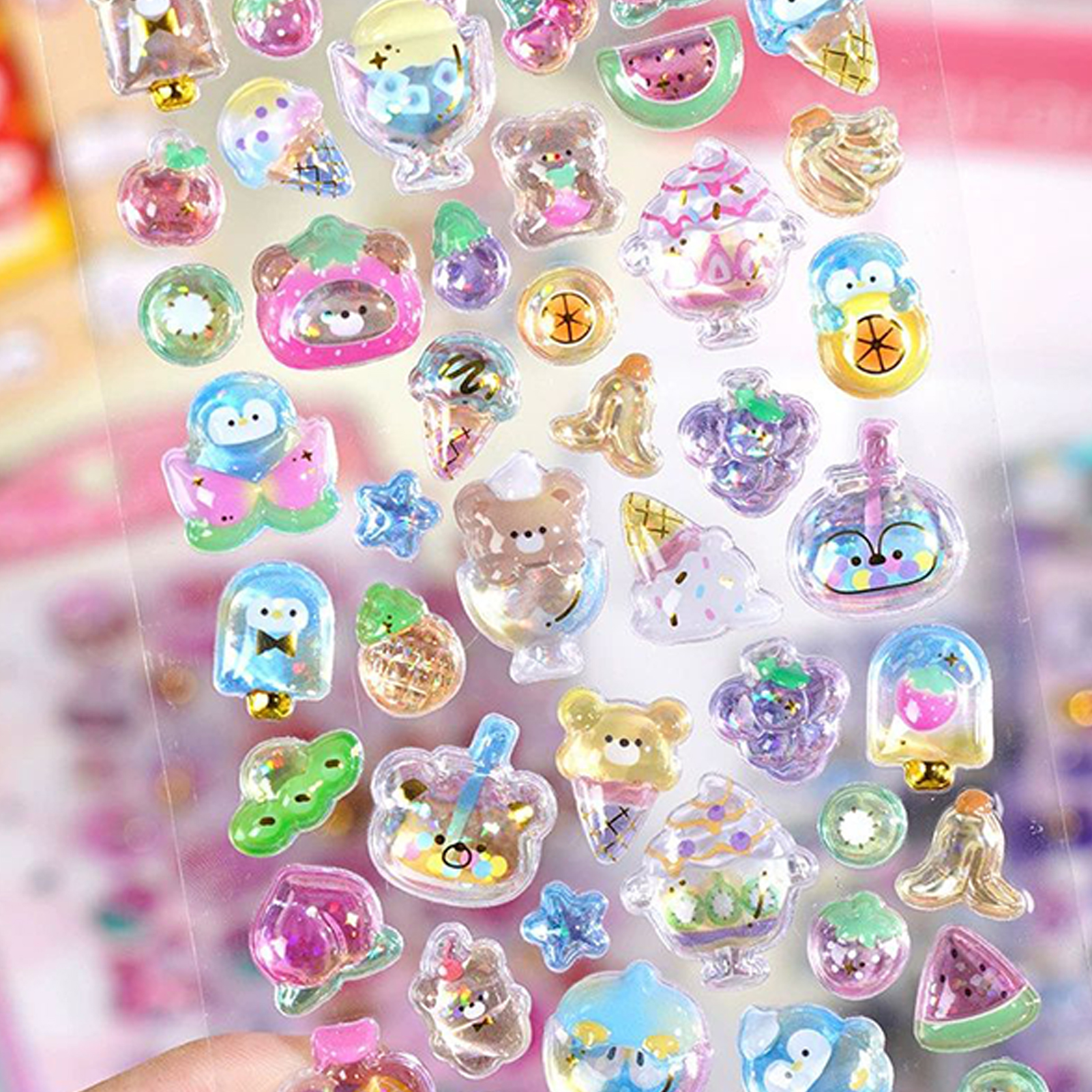 Cute Animal Sticker Pack 3D Sp – Resin Glitter Pack Bewertung und Preis