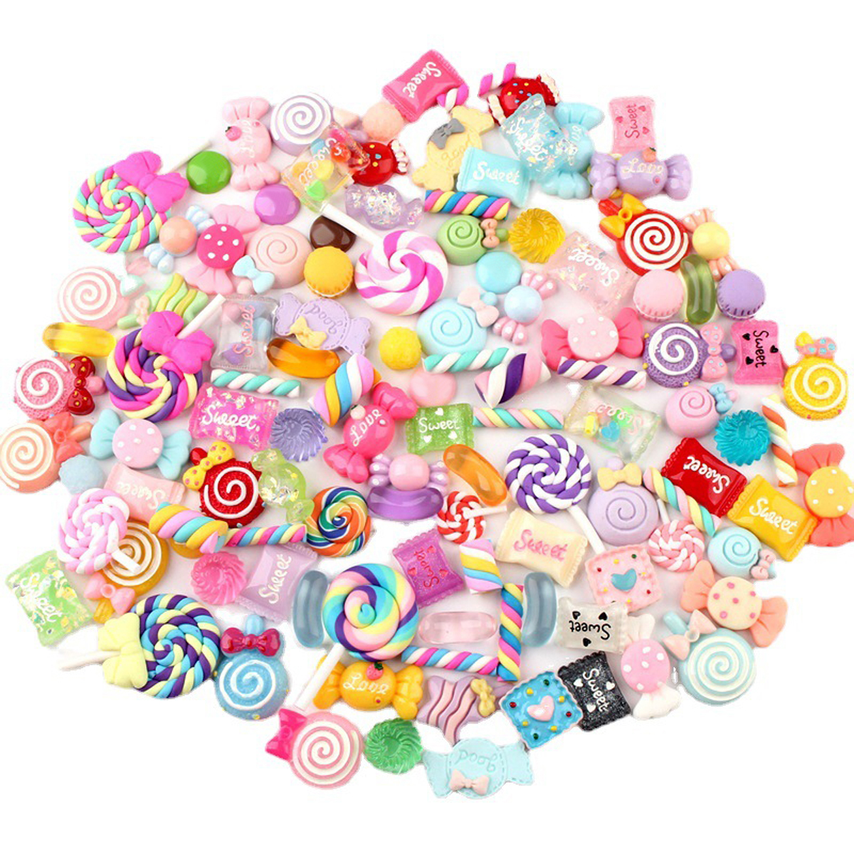 30pcs Random Candy Slime Charm – Resin Jewelry Kit Bewertung und Preis