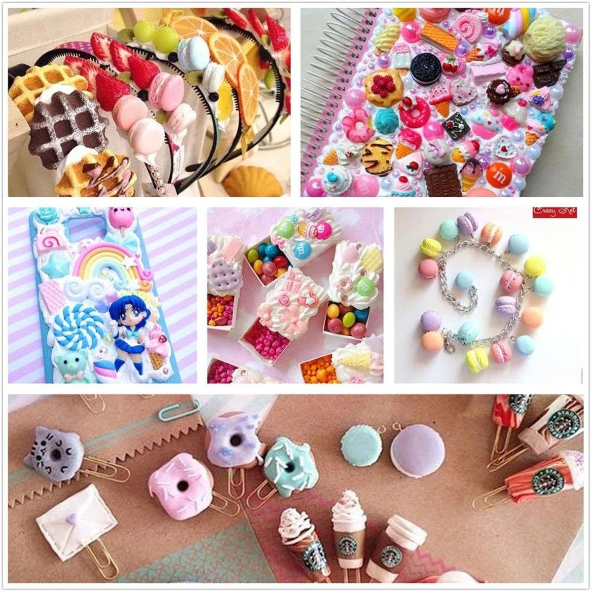 30pcs Random Candy Slime Charm – Resin Jewelry Kit Bewertung und Preis