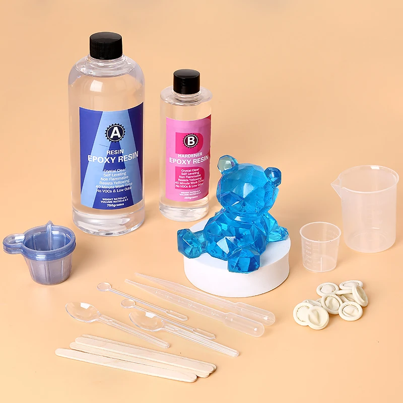 Epoxy Resin Kit Crystal Clear  – Mixing Cup Silicone Bewertung und Preis