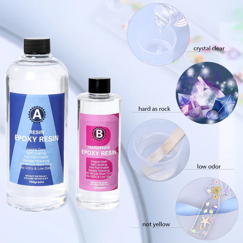 Epoxy Resin Kit Crystal Clear  – Mixing Cup Silicone Bewertung und Preis