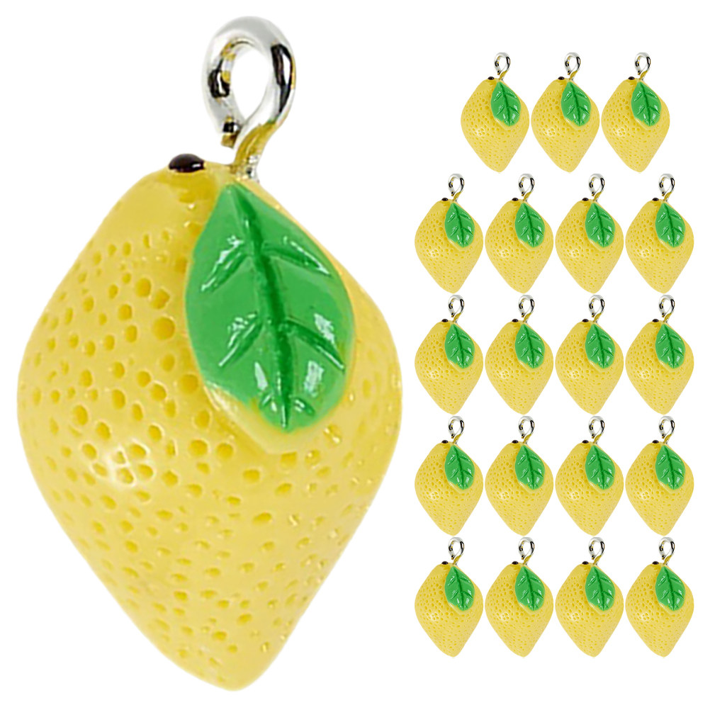 20Pcs Resin Lemon Charms Fruit – Resin Crafts Bewertung und Preis