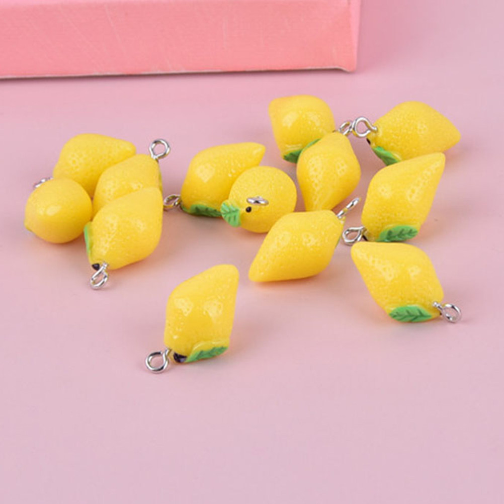 20Pcs Resin Lemon Charms Fruit – Resin Crafts Bewertung und Preis