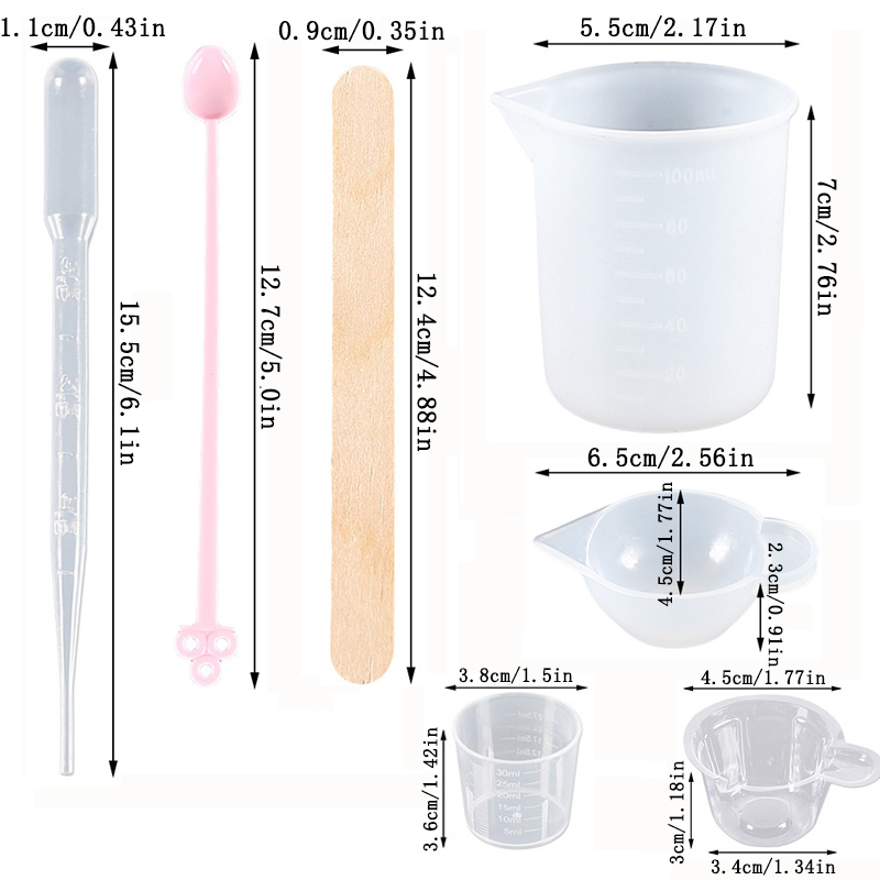 Epoxy Resin Tools Kit Silicone – Mixing Cup Silicone Bewertung und Preis