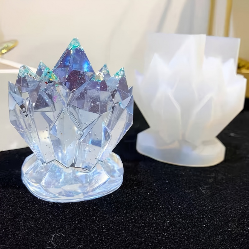 1pcCrystal Cluster Decorative  – Serving Tray Mold Bewertung und Preis