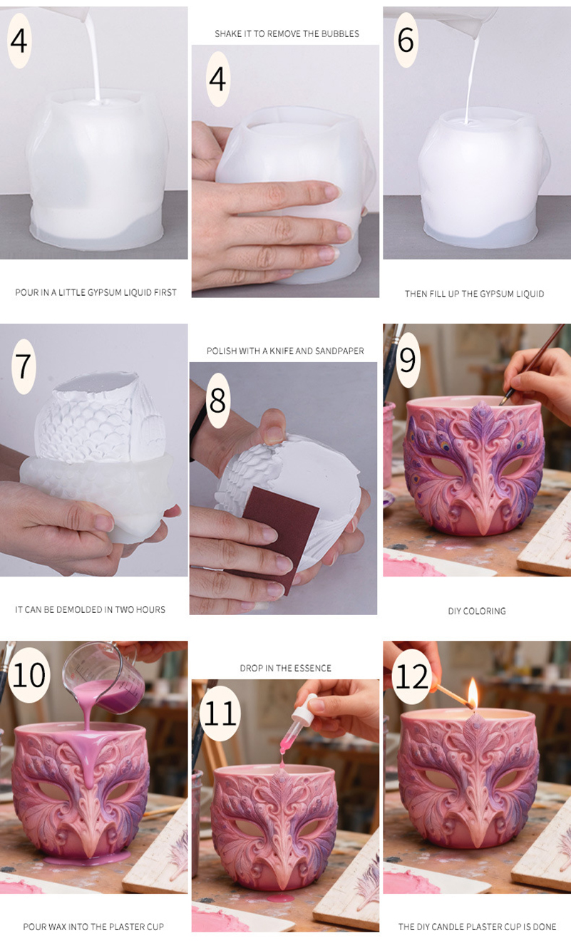 Resin Drip Candle Cups  Cement – Resin Craft Workshop Bewertung und Preis