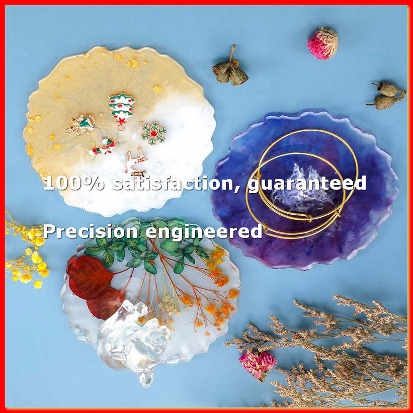 6 Pieces Resin Coaster Mold La – Geode Mold Silicone Bewertung und Preis