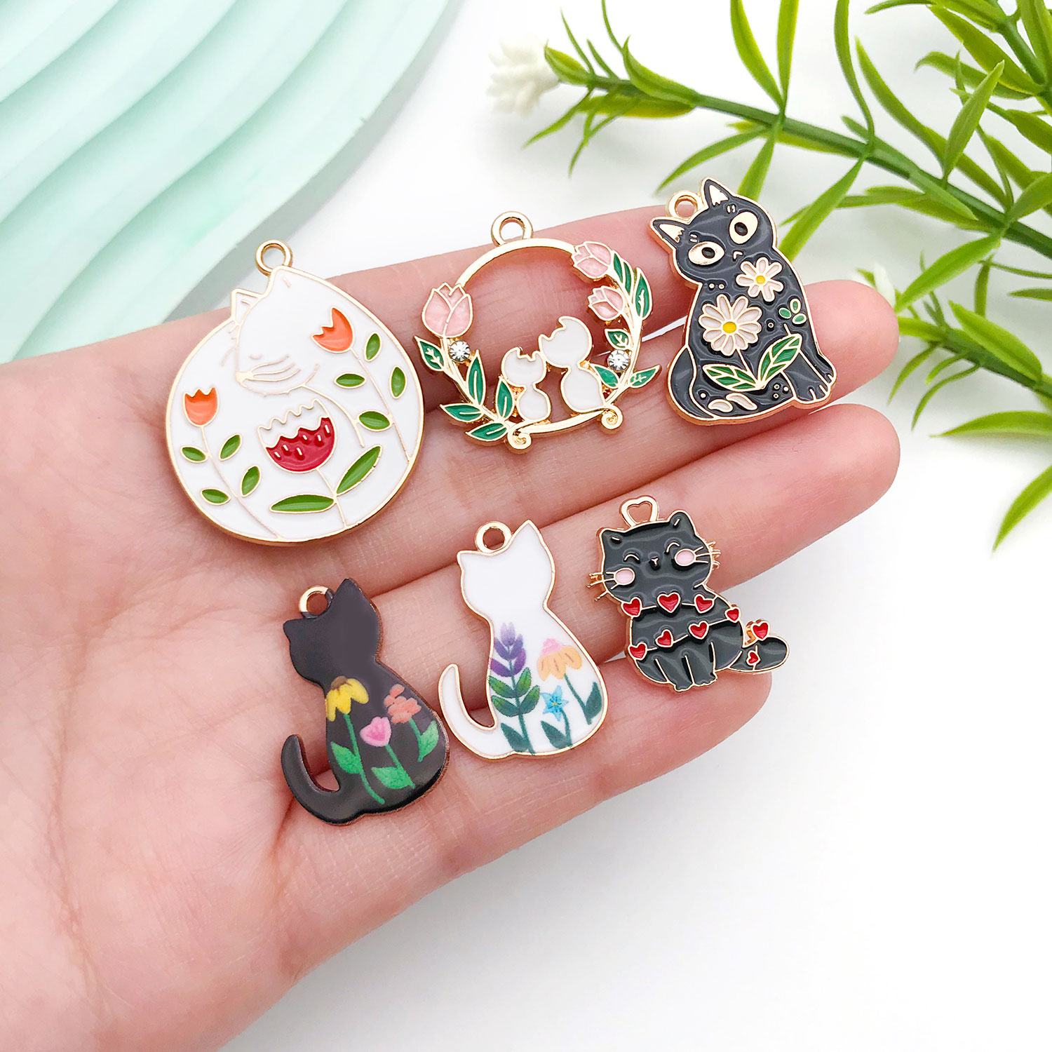 5/10pcs Resin Popular Cat Char – Resin Craft Material Bewertung und Preis