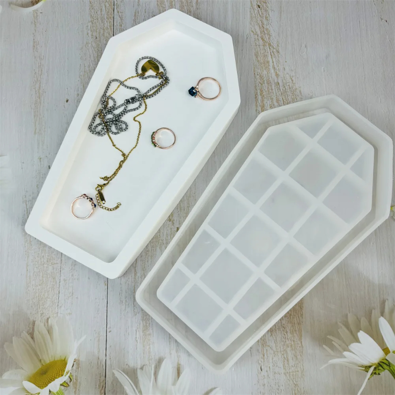 Halloween Coffin Resin Mold Tr – Serving Tray Mold Bewertung und Preis