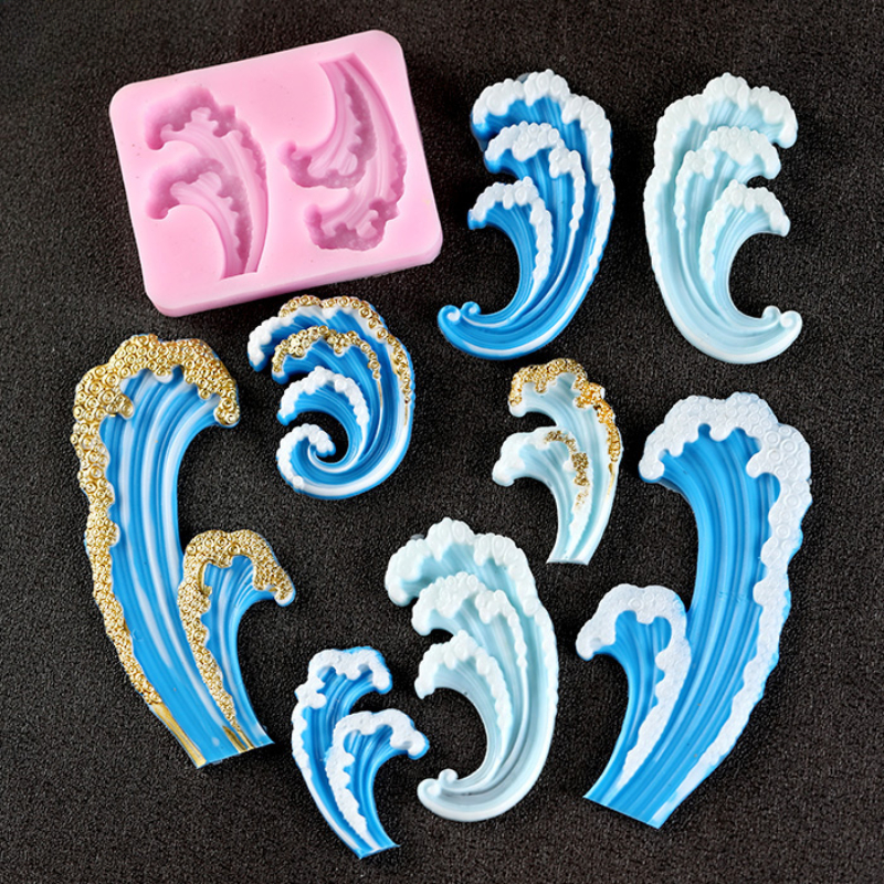 Wave Ocean Silicone Molds Cake – Resin Ocean Wave Mold Bewertung und Preis
