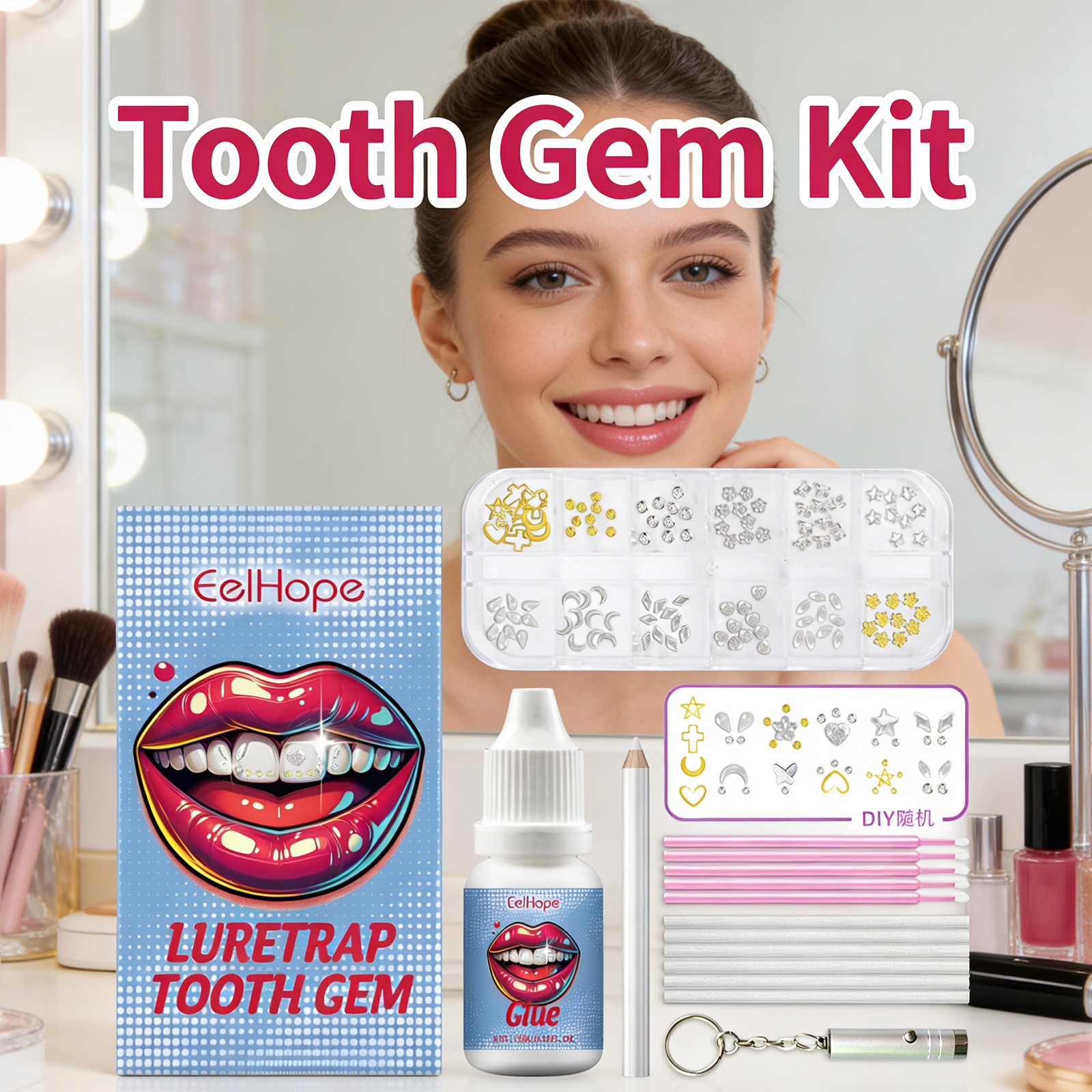 Tooth Gems Sparkling Teeth Jew – Resin Jewelry Kit Bewertung und Preis