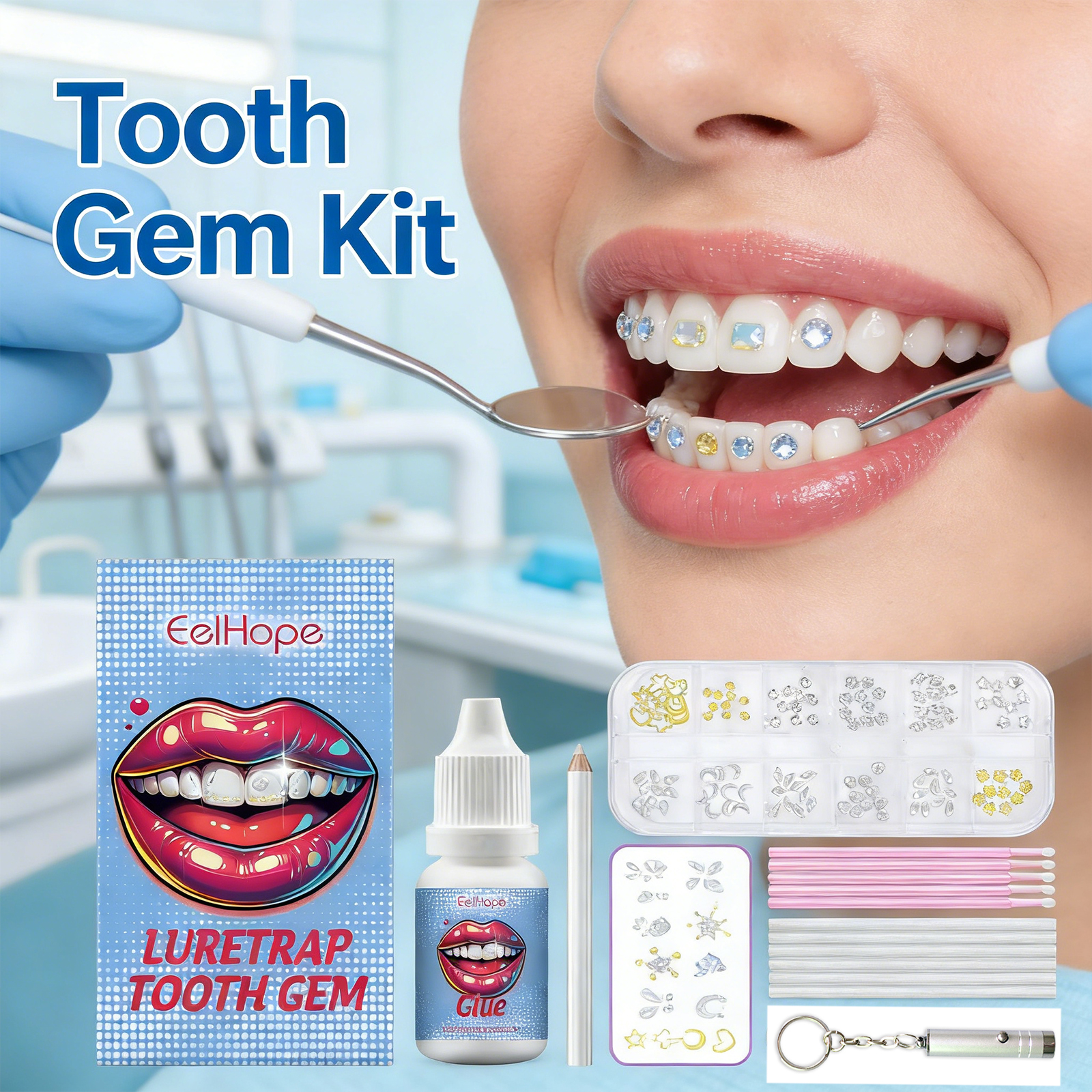 Tooth Gems Sparkling Teeth Jew – Resin Jewelry Kit Bewertung und Preis
