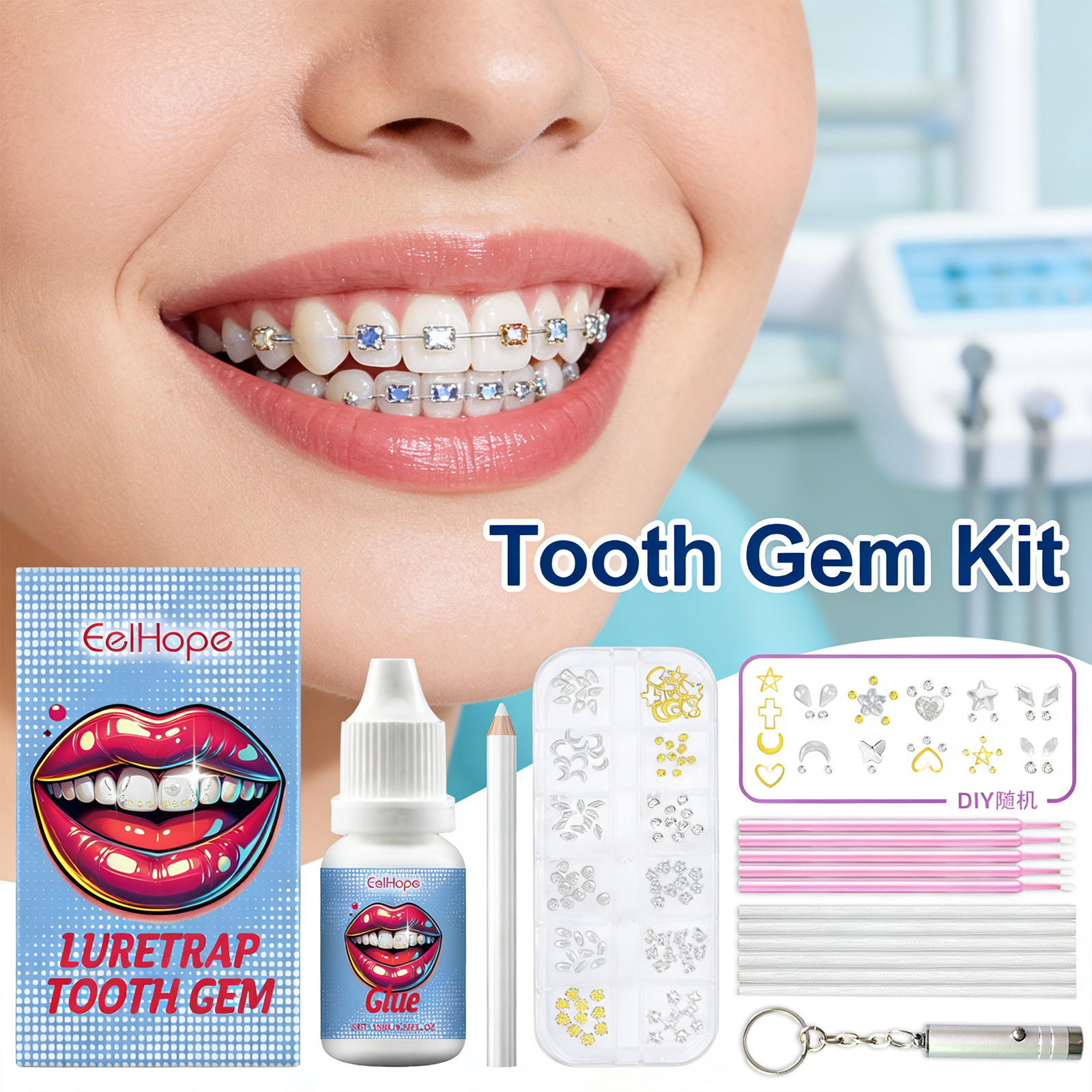 Tooth Gems Sparkling Teeth Jew – Resin Jewelry Kit Bewertung und Preis