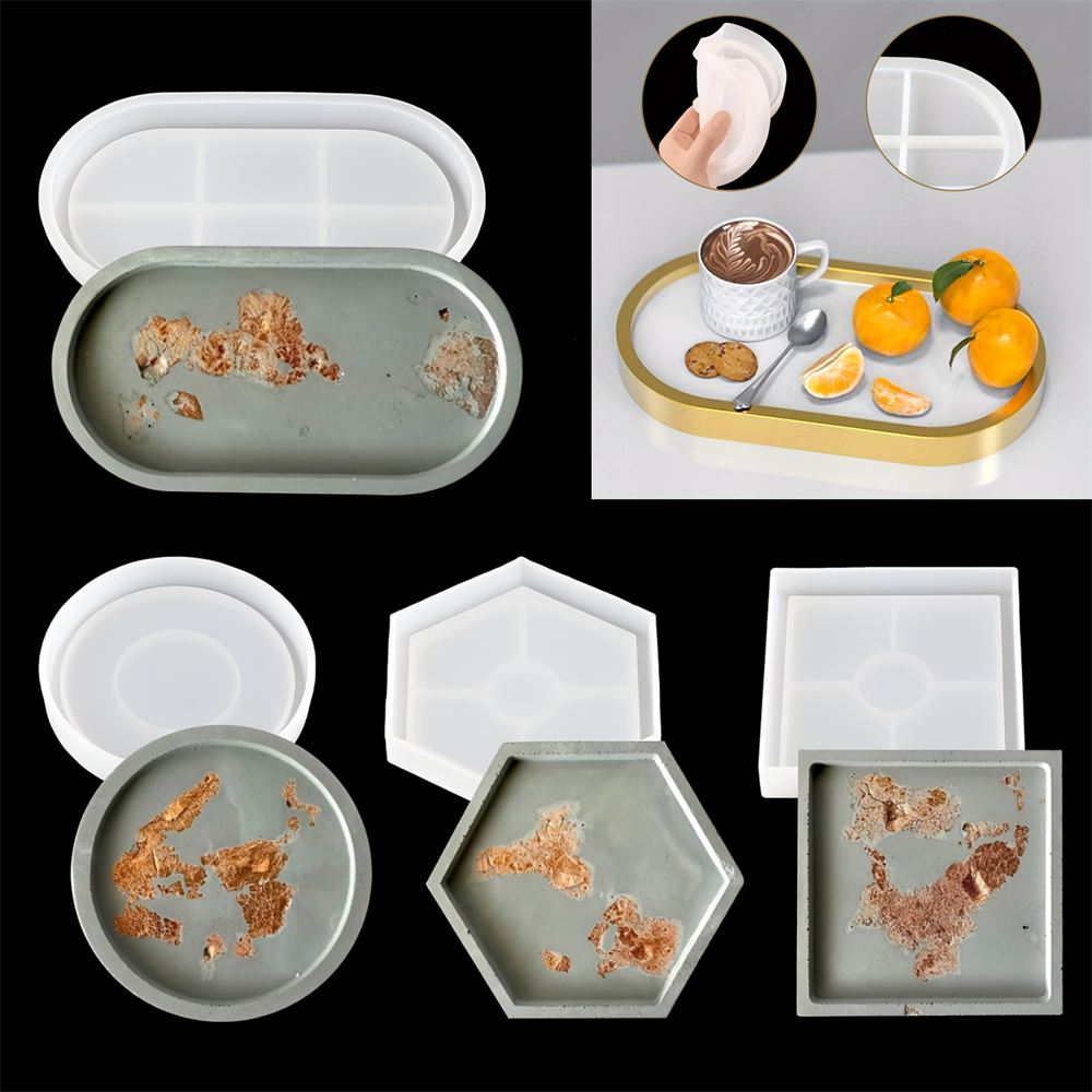 4pcs/Set Storage Tray Coaster  – Serving Tray Mold Bewertung und Preis