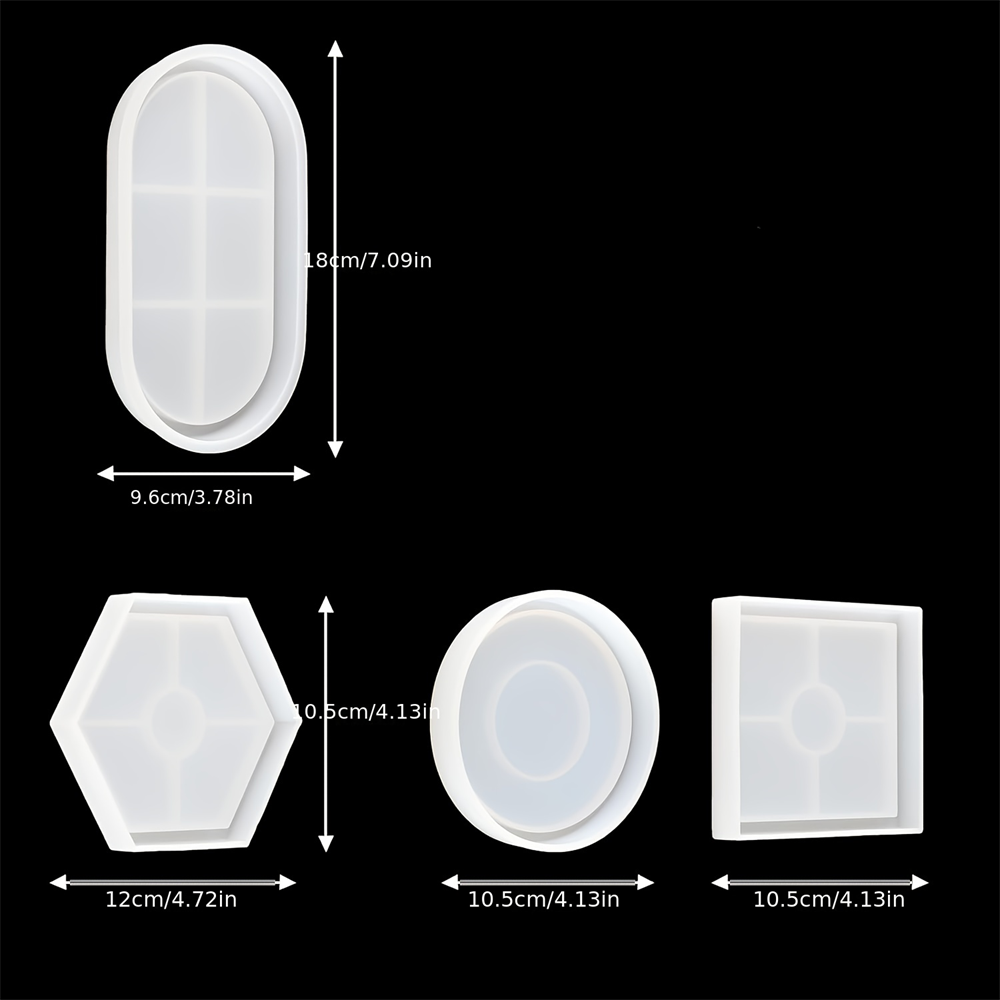 4pcs/Set Storage Tray Coaster  – Serving Tray Mold Bewertung und Preis